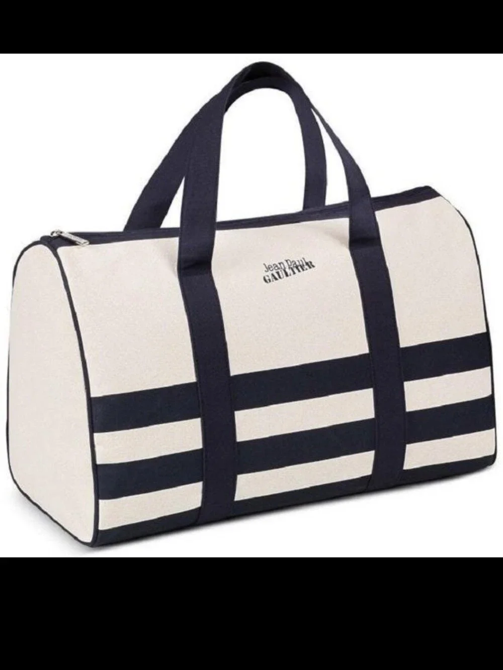 JEAN PAUL GAULTIER Weekend Carry On Duffel Bag‎ Beach Bag Sailor Coastal NWOT